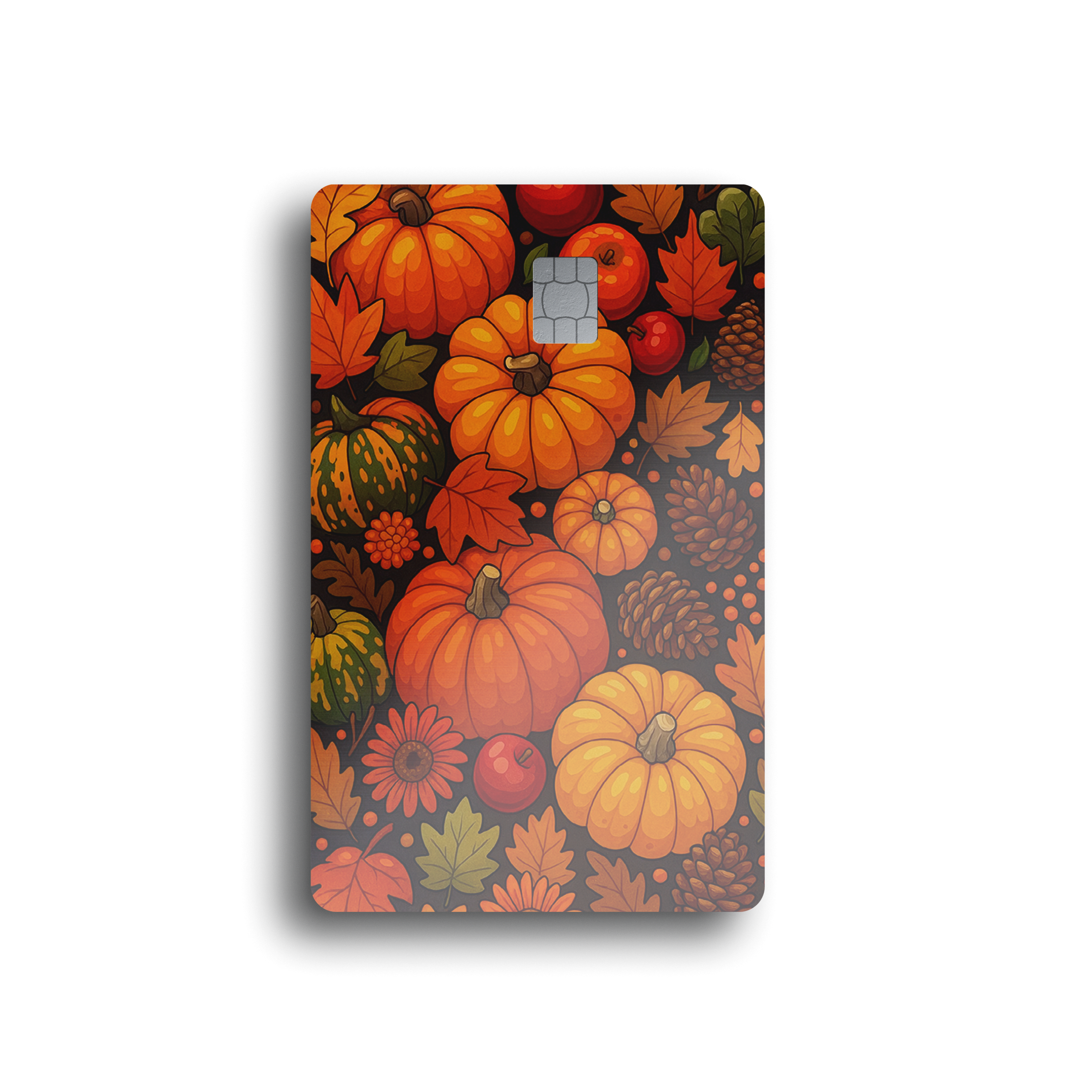 Thanksgiving Pumpkin & Pinecone Mix Card Skin